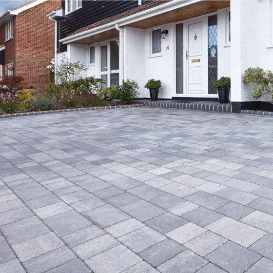 Silver Haze Block Paving